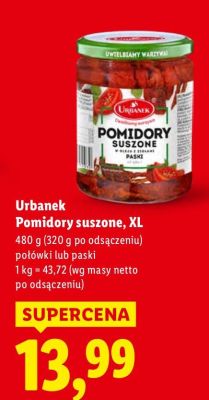 Pomidory suszone XL promocja w Lidl