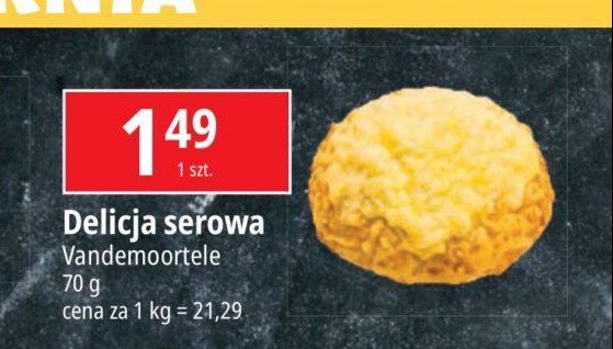 Delicja serowa Vandemoortele promocja