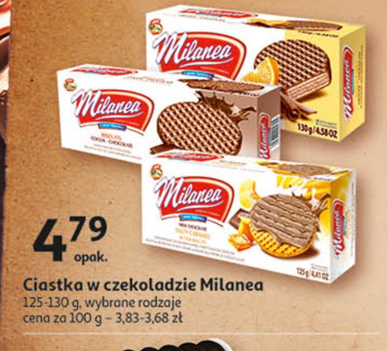 Torcik waflowy pomara艅czowy Lumar milanea promocja
