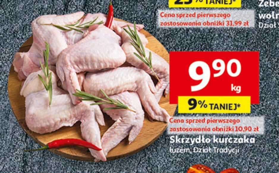 Skrzydło z kurczaka promocja w Auchan