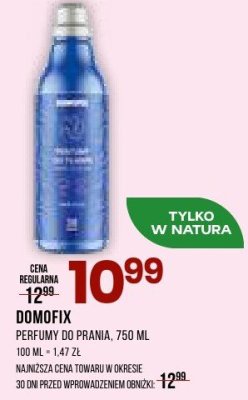 Perfumy do prania DOMOFIX promocja w Drogerie Natura