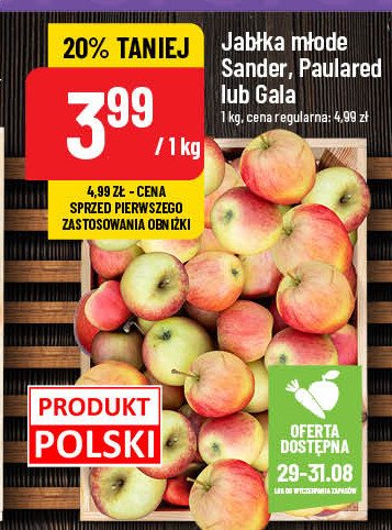 Jabłka paulared polska promocja