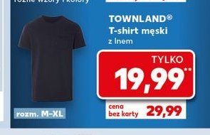 T-shirt męski m-xl Townland promocja w Kaufland