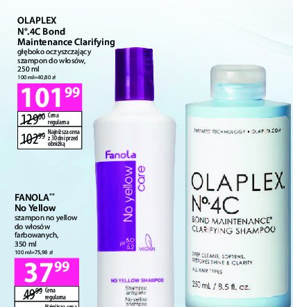 Szampon do włosów oczyszczający no.4c OLAPLEX promocja