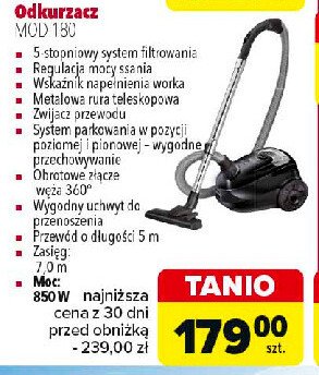 Odkurzacz mod-18 Mpm product promocja w Carrefour