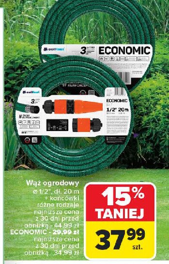 Wąż 1/2 20mb TB ENERGY ECONOMIC promocja w Carrefour