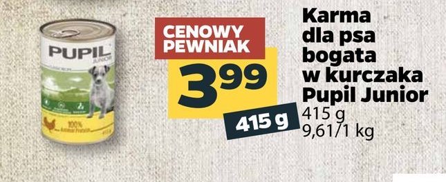 Karma dla psa z drobiem Pupil promocja