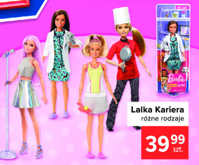Lalka barbie kariera - weterynarz Mattel promocja