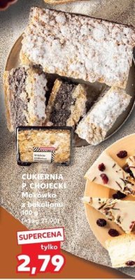 Cukiernia z Chojecki makowiec z bakaliami promocja w Kaufland
