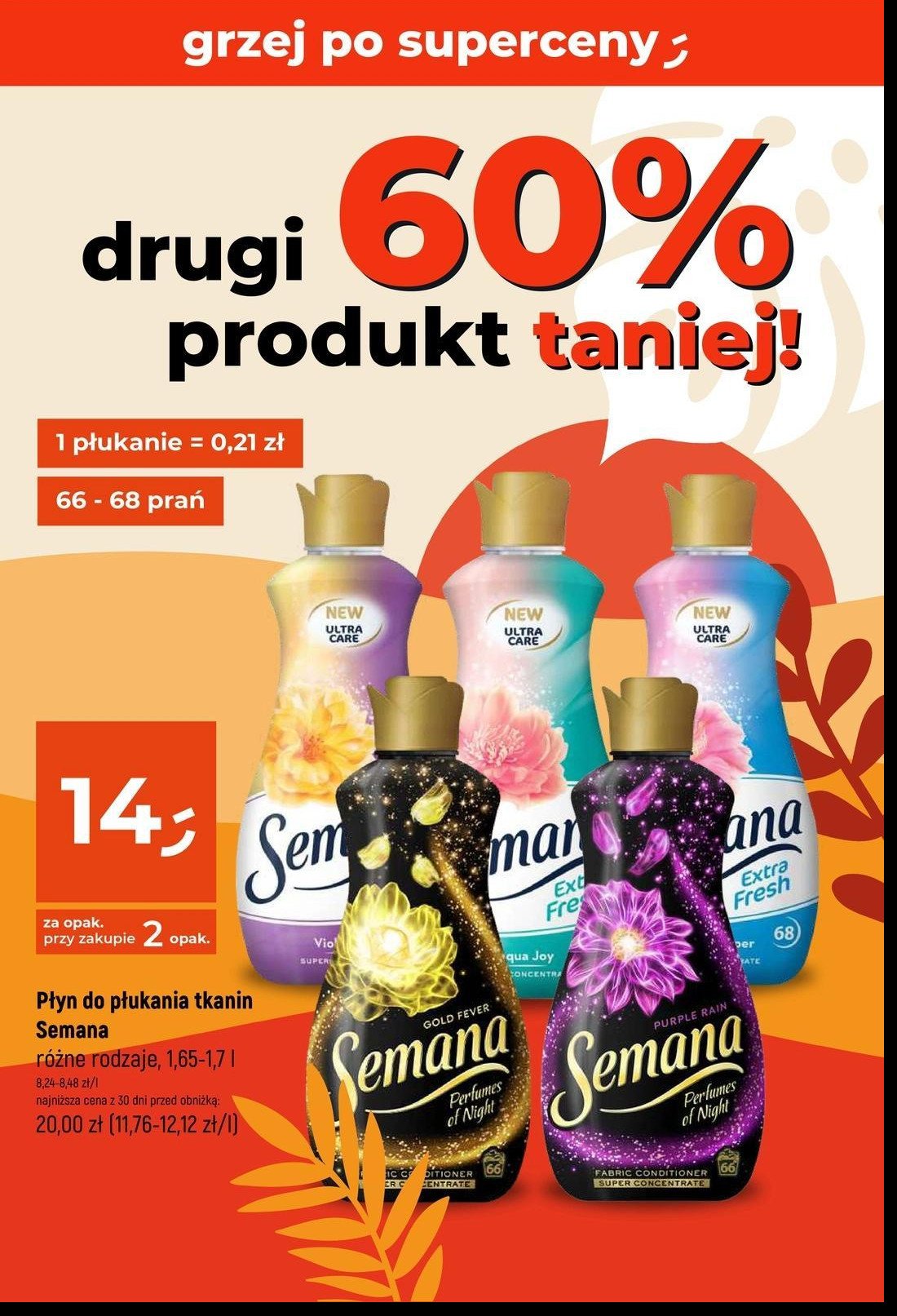 P艂yn do p艂ukania blue SEMANA EXTRA FRESH promocja