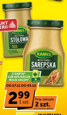 Musztarda stołowa Kamis promocja w ABC