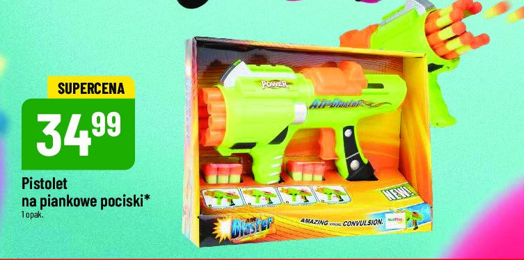 Pistolet na piankowe naboje promocja
