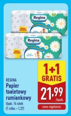 Papier toaletowy rumiankowy 16 rolek promocja w Aldi