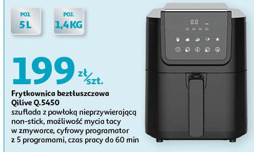 Frytownica beztłuszczowa q.5450 Qilive promocja