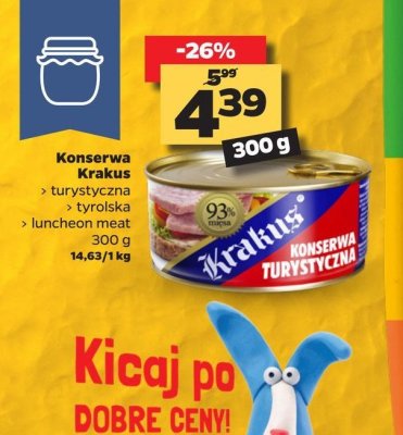 Konserwa turystyczna Krakus animex promocja