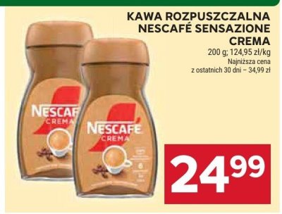 Kawa rozpuszczalna Nescafé Sensazione Crema promocja w Stokrotka