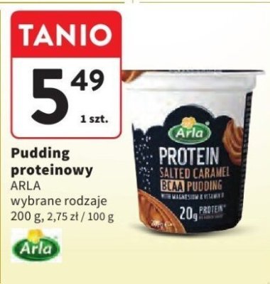Pudding proteinowy Arla wybrane rodzaje promocja w Intermarche