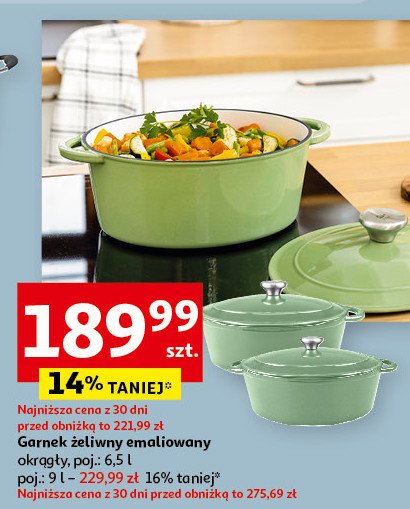 Garnek żeliwny 6.5 l promocja