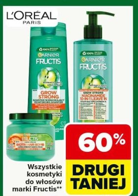 Kosmetyki do włosów wszystkie kosmetyki do włosów marki Fructis promocja w Carrefour