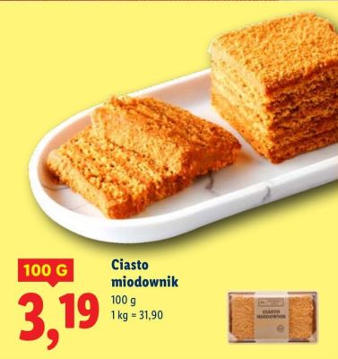 Ciasto miodownik promocja w Lidl
