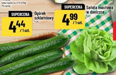 Ogórek szklarniowy 1 szt. promocja w POLOmarket