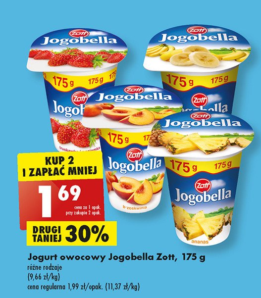 Jogurt ananas Jogobella promocja