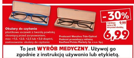 Okulary do czytania promocja