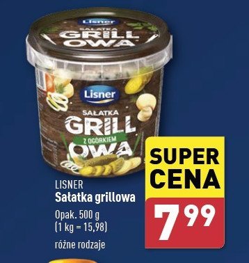 Sałatka grillowa z ogórkiem Lisner promocja