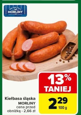 Kiełbasa śląska MORLINY promocja w Carrefour