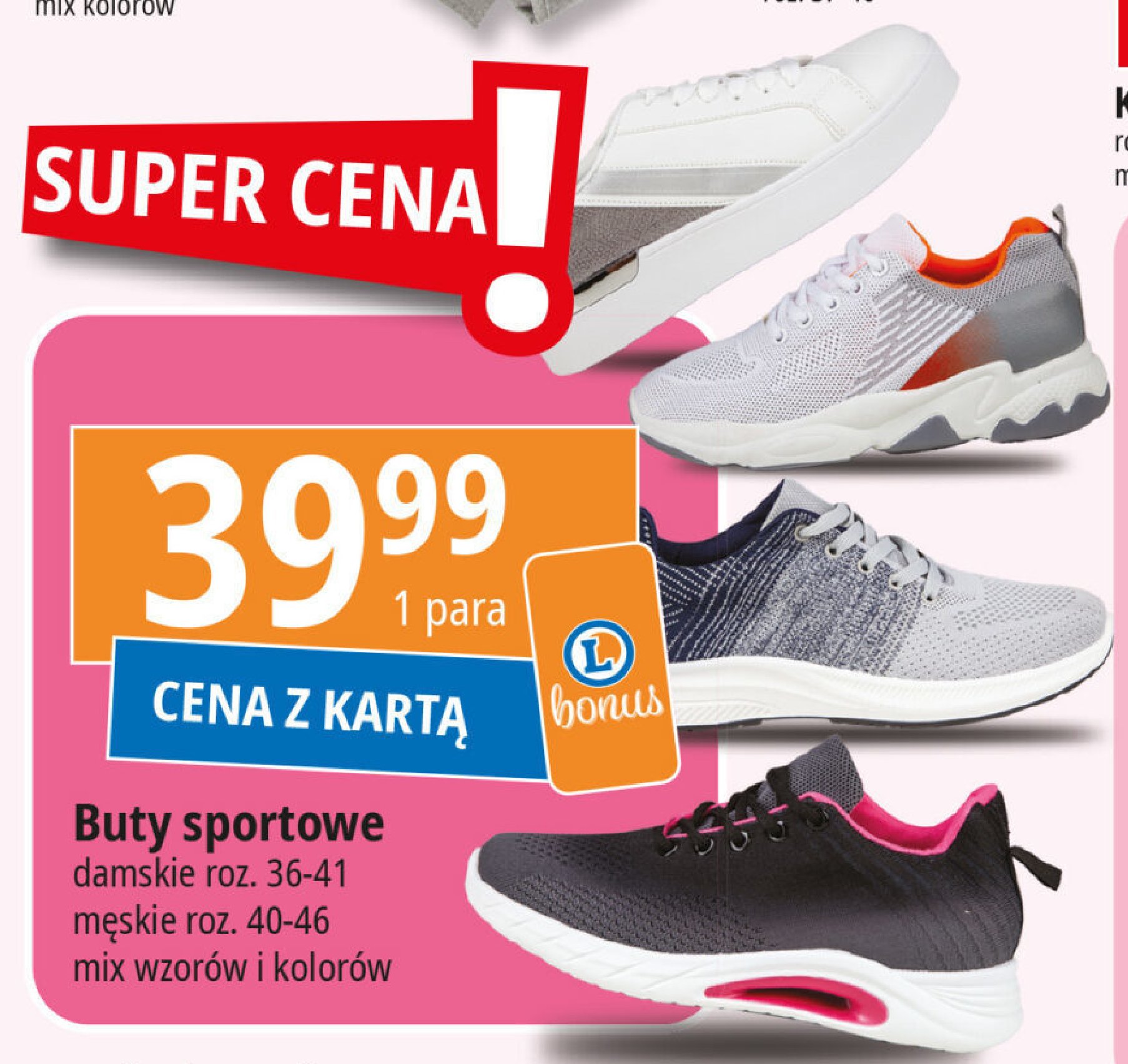 Buty sportowe m臋skie 40-46 promocja
