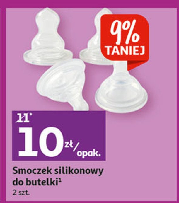 Smoczek silikonowy do butelki promocja