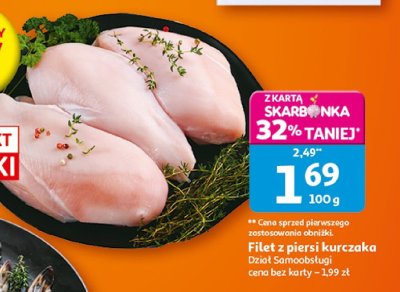 Filet z piersi kurczaka  promocja w Auchan