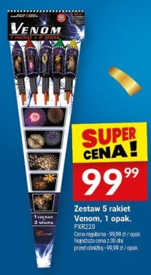 Zestaw 5 rakiet Venom Sky Flash, 1 opak. promocja w Twój Market