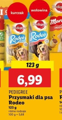Przysmak dla psa bekon-kurczak Pedigree rodeo duos promocja