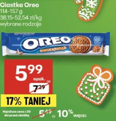 Ciastka Oreo 154-157g wybrane rodzaje promocja w Delikatesy Centrum