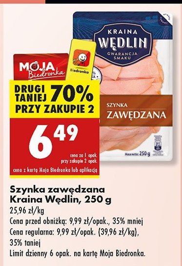 Szynka zawędzana Kraina wędlin promocja