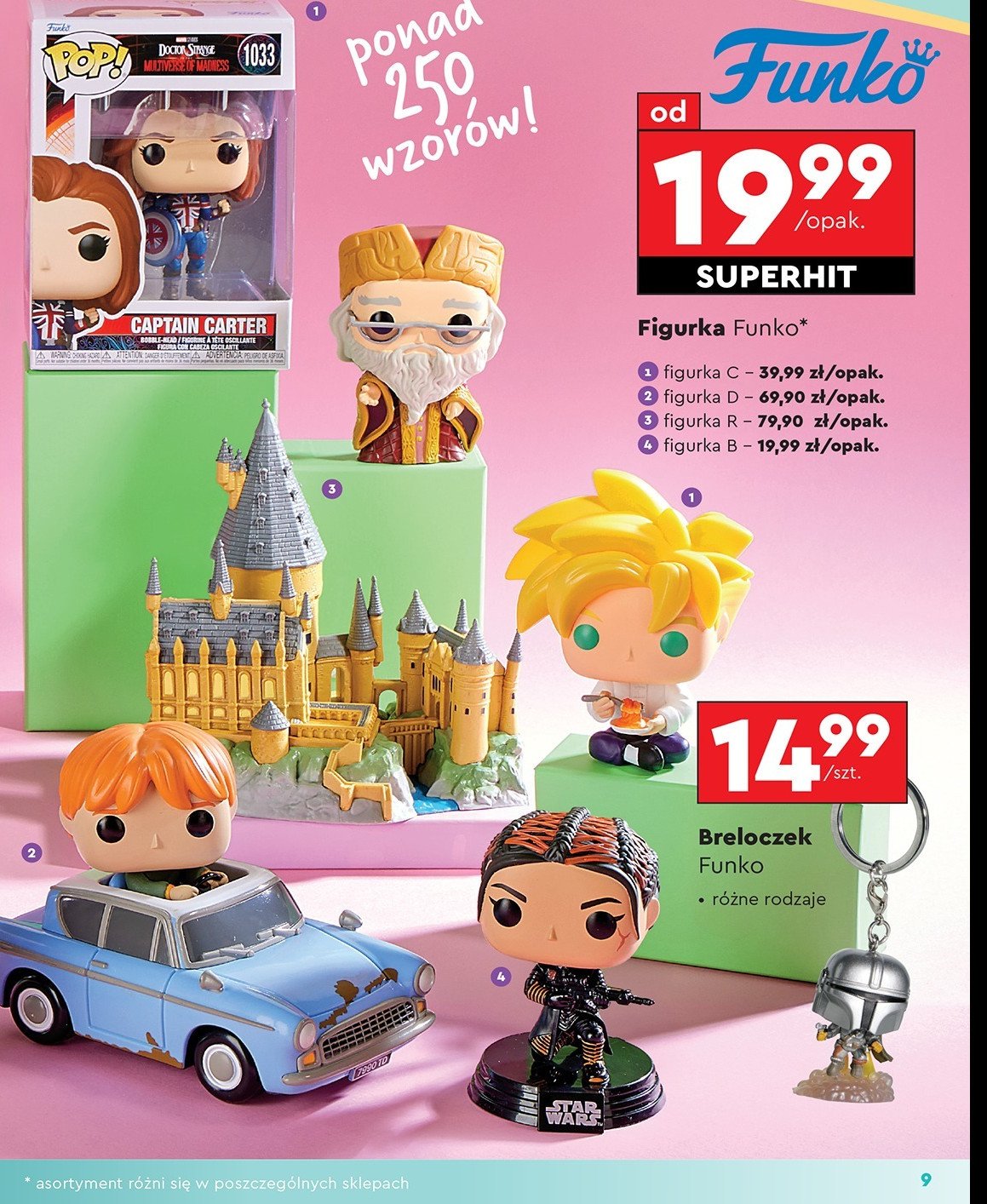 Figurka harry potter dumbledore z hogwartem Funko pop! promocja w Biedronka