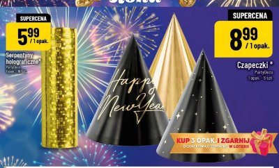 Serpentyny holograficzne Partydeco promocja w POLOmarket