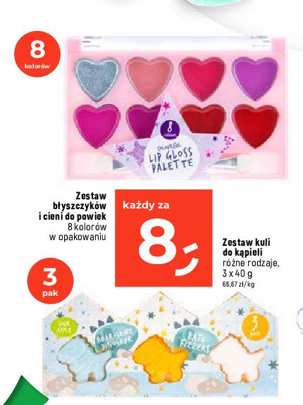 Zestaw błyszczyków i cieni do powiek promocja