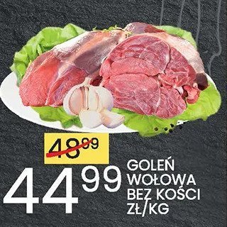 Goleń wołowa bez kości promocja w Wafelek
