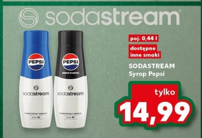 Syrop Pepsi SODASTREAM promocja w Kaufland