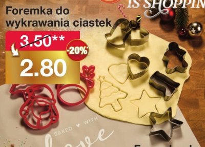 Foremka do wykrawania ciastek promocja w Woolworth