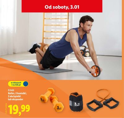 Roller do ćwiczeń promocja w Lidl
