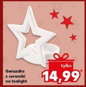 Gwiazdka ceramiczna na tealighty promocja