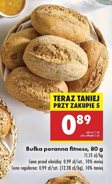 Bułka poranna fitness promocja