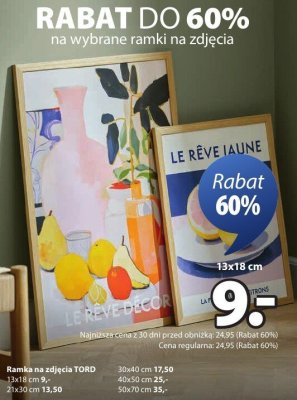 Ramka na zdjęcia TORD 13x18 cm promocja w Jysk