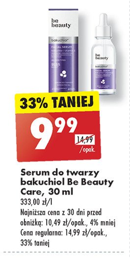 Serum do twarzy bakuchiol Be beauty Be beauty care promocja