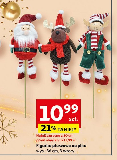 Figurka pluszowa na piku 36 cm Actuel promocja w Auchan