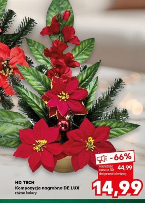 Kompozycja nagrobna różne kolory promocja w Kaufland