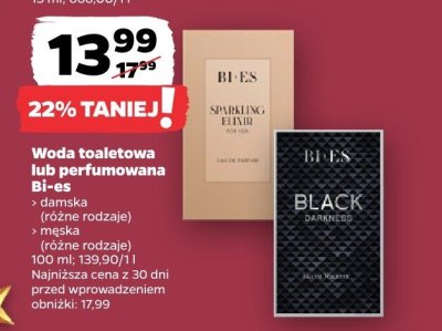 Woda toaletowa / perfumowana damska, różne rodzaje promocja w Netto